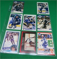 8x Toronto Maple Leafs Signed Cards Leeman Gill +