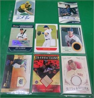 8x Jersey & Auto Baseball Cards Porcello Ramirez +