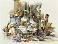 Virginia Fouche "Flowers Ladies of Charleston" A/P
