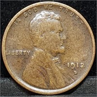 1912-D Lincoln Wheat Cent Nice