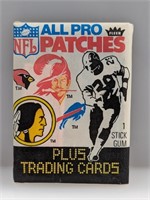1977 Fleer NFL All Pro Patches Pack