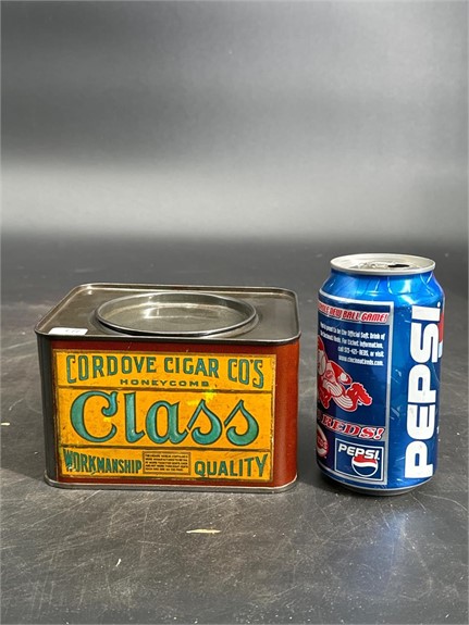 CIGAR TOBACCO STORE TINS LARD CANS TOYS SIGNS LOCAL ESTATE