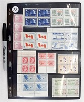 Collection de timbres du Canada neufs