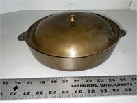 Old copper(?) pan lid bolted on