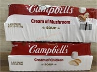 Campbells cream of mushroom and cream of chicken