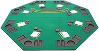 Folding Poker Table Top Â€“ 48-inch Solid Wood