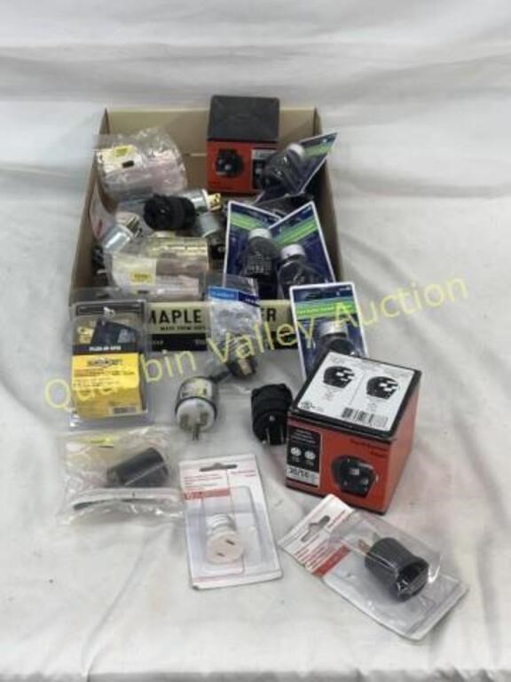 ASSORTED ELECTRICAL PLUGS & SOCKETS