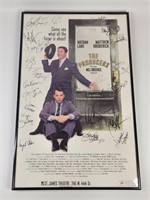 MEL BROOKS THE PRODUCERS POSTER - CAST SIGNED