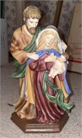 Vtg Porcelain Joseph, Mary & Baby Jesus Figurine