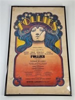 FOLLIES THEATRE POSTER - SIGNED