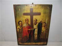 RELIGIOUS PAINTED BOARD ART