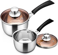 WF2107  Walchoice 2QT & 1QT Saucepan Set