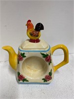 Rooster Teapot With Tea light candle holder K