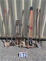 10 Assorted Garden Hand Tools