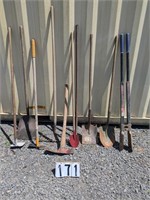 10 Assorted Garden Hand Tools