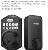 TEEHO TE001 Keyless Entry Door Lock with Keypad