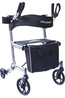 UPWALKER EZ, ADJUSTABLE ROLLING WALKER WITH SEAT,