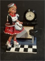 Madame Alexander Coca Cola Car Hop Clock