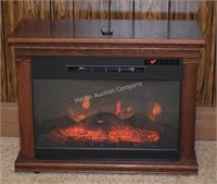 (L) Heat Surge Fireplace Heater w/ Remote