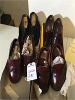 4 pairs men's shoes; size 10 (loafters)