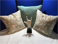 Contemporary  Throw Pillows & Hand Sculpture