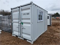 Unused Approx. 12'x8'x7' Shipping Container Office