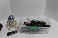 R2-D2 Robot Droid w/ Remote & RC Racer Car Parts.