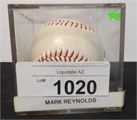 Autographed Mark Reynolds Baseball