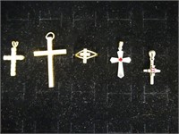 Vintage Assorted Crosses /  Crucifix