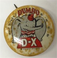 Vintage Dumbo D-X Gas Advertising Pin