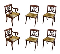 Group of Mid-Century Modern Lute Chairs