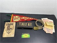 Boy Scout Belt, Book, and More
