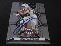 2022 MOSAIC JONATHAN TAYLOR AUTOGRAPH COA