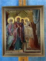 Oil on Panel Religious Art
