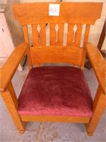 Oak Arm Chair Rocker