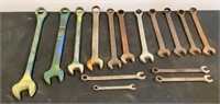 (15) Assorted Combo Wrenches