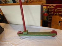 Small Children's Antique Wooden Scooter