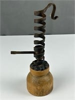 Vintage spiral candle holder