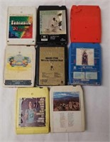 8 track tapes (8 tapes)
