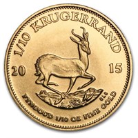 2015 South Africa 1/10 Oz Gold Krugerrand