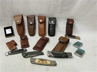 SHEATHES  KNIVES  LIGHTERS