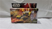 Nib star wars speeder and figure