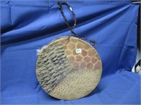 native stretched hide  drum