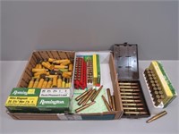 Assorted ammunition in .30-06 Springfield, .222
