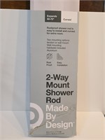2 way Mount Shower Rod