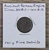 Ancient Roman Empire Coin: 100 B.C. - 100 A.D.
