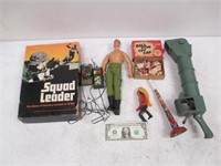 Lot of Vintage Military Themed Toys w/ Add'l Toys