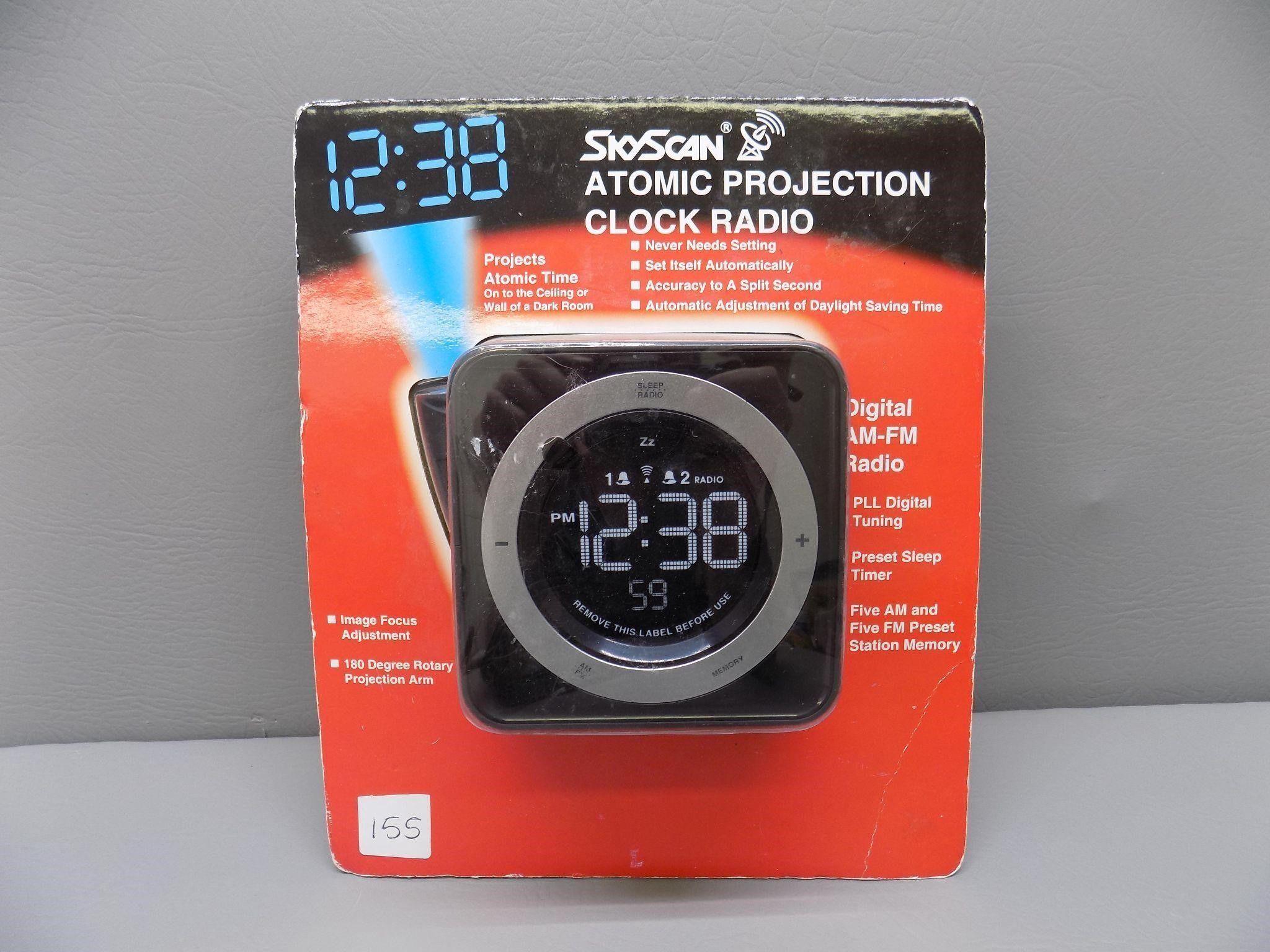 Sky Scan Atomic Projection Clock