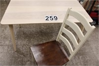 Dining Table w/ 1 Chair 29.5"T X 55"L X 31"W