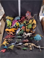 Plastic Dinosaurs Lot-Various Sizes & Types